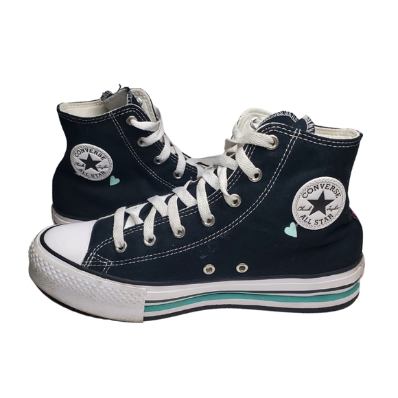 Converse All Star Love Me Shoes High Top - Picture 4 of 9